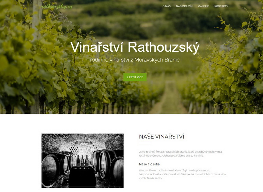 E-shop Vinařství Rathouzský